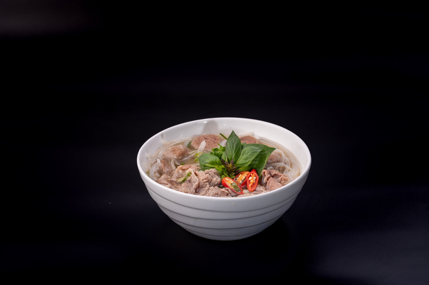 NS2 - RARE BEEF & BEEF BALLS NOODLE SOUP - Love Asia Restaurant & Bar