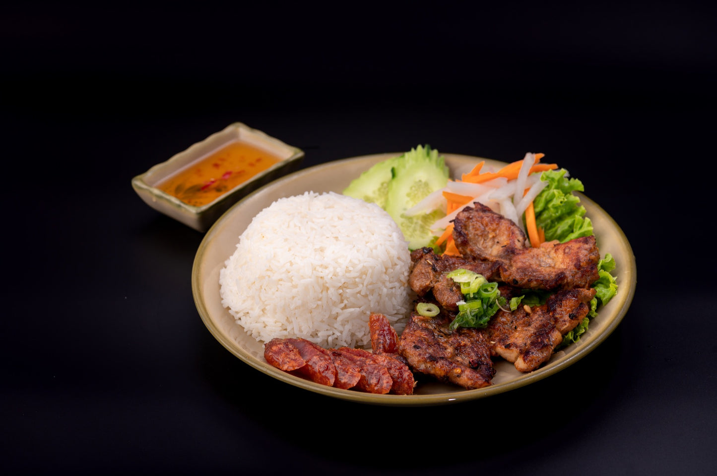 R2 - GRILLED PORK CHOP CHOP & CHINESE SAUSAGE - Love Asia Restaurant & Bar