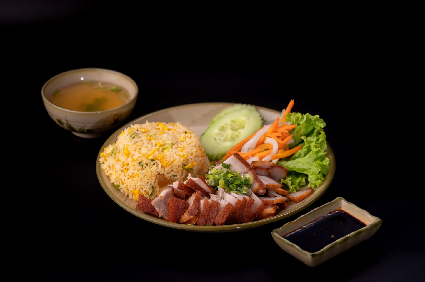 R9 - CRISPY PORK BELLY ON CRUNCHY RICE - Love Asia Restaurant & Bar