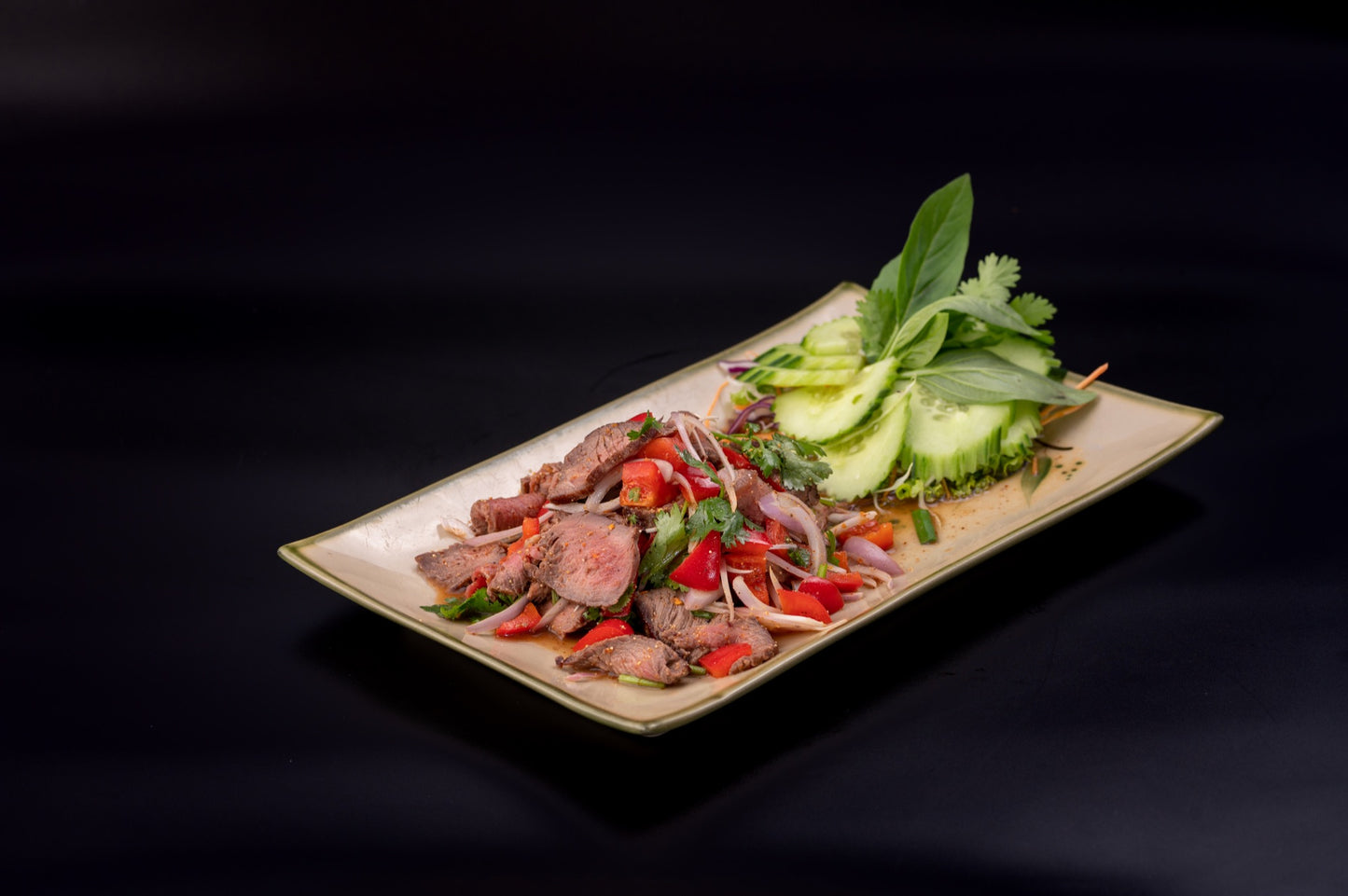 SL6 - NAM TOK BEEF (BEEF WATER FALL) - Love Asia Restaurant & Bar