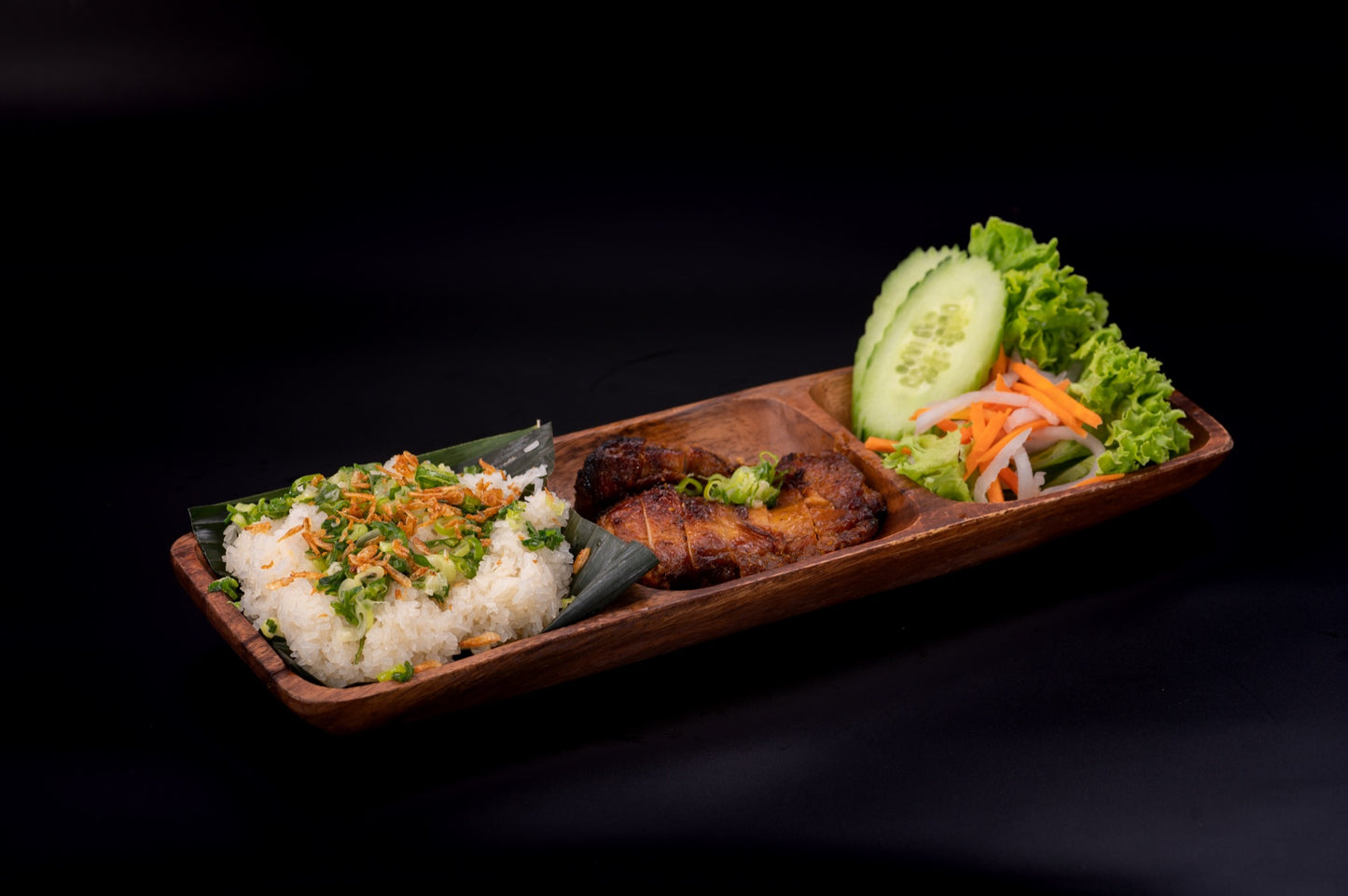 R13 - GRILLED CHICKEN ON STICKY RICE - Love Asia Restaurant & Bar
