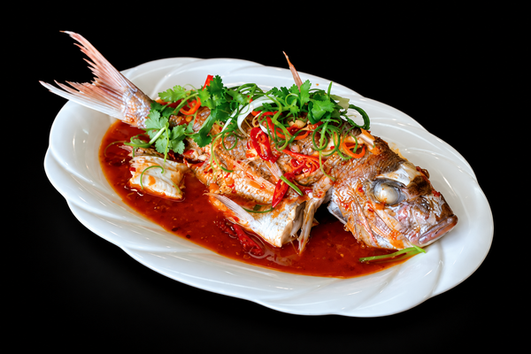 M28. THAI STEAMED SNAPPER WITH LIME SAUCE