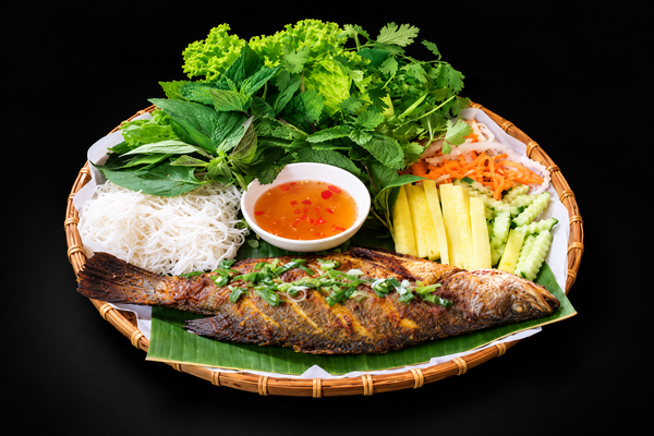 PL7. GRILLED FISH WITH LOVE ASIA SAUCE PLATTER