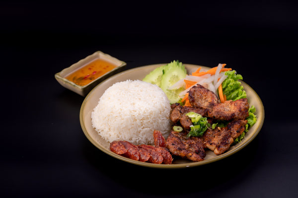 R2 - GRILLED PORK CHOP CHOP & CHINESE SAUSAGE - Love Asia Restaurant & Bar